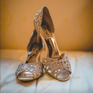 Badgley Mischka wedding shoe